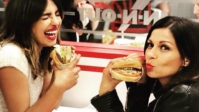 In Pic: Priyanka Chopra enjoys a yum burger treat