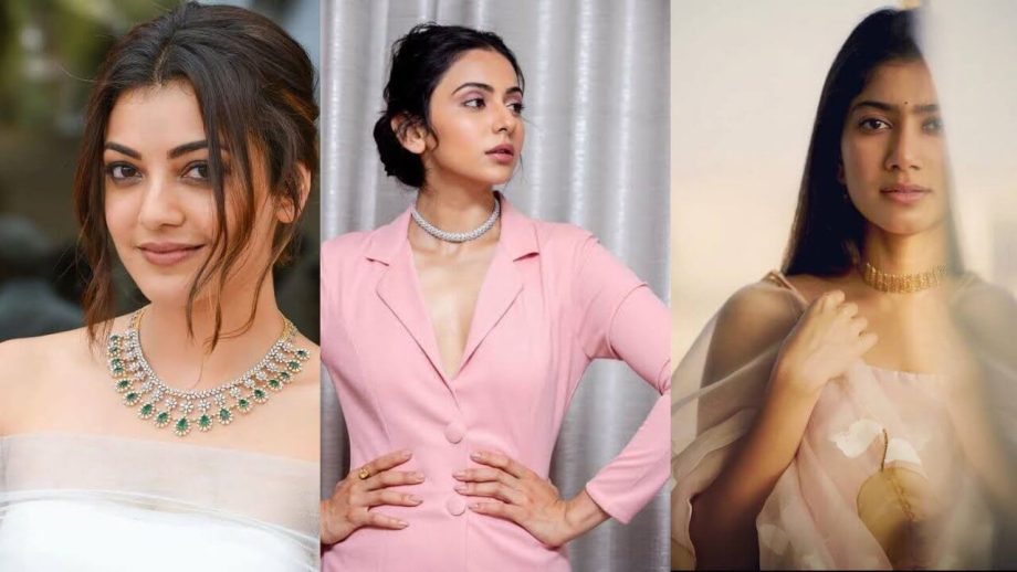 In Pics: Rakul Preet Singh, Kajal Aggarwal and Sai Pallavi in western outfit special necklaces, a quintessential visual delight 814011