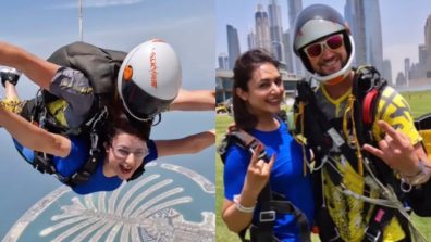 Incredible Moment: Divyanka Tripathi and Vivek Dahiya’s amazing skydiving moment is couple goals