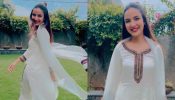 Jasmin Bhasin’s white desi salwar avatar is quintessential Eid look