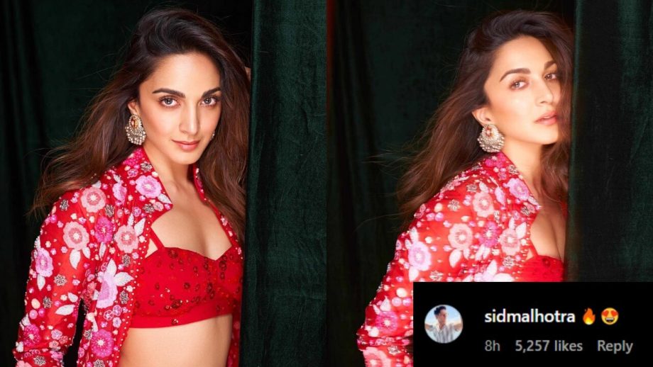 Kiara Advani is in mood for 'red', hubby Sidharth Malhotra drops 'fire' emoji 818468