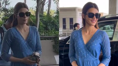 Kriti Sanon is a winner in her latest airport look, gives desi girl avatar