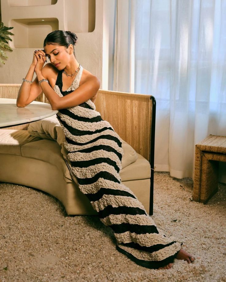 Malavika Mohanan sets internet ablaze in sheer backless ensemble 815752