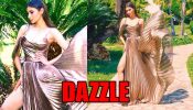 Mouni Roy Dazzles In A Metallic Thigh-High Slit Gown, See Pics