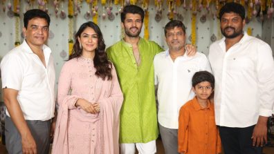 Mrunal Thakur, Vijay Deverakonda and team celebrate beginning of #VD13, check out