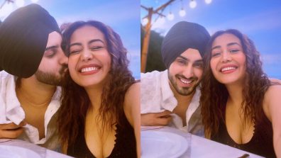 Neha Kakkar and Rohanpreet Singh seal it with a romantic kiss, fans get couple goals