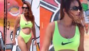 Nia Sharma Goes Shahala In Neon Monokini, Watch