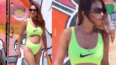 Nia Sharma Goes Shahala In Neon Monokini, Watch