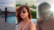 Nia Sharma Looks Sultry In Bikini, Takes Dip In Oceanfront