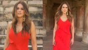 Nia Sharma Turns Muse In Red; Flaunts Picturesque Figure