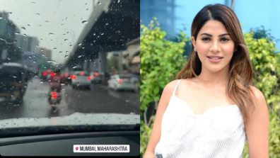 Nikki Tamboli is loving Mumbai’s romantic rainfall