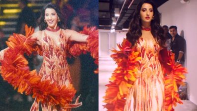 Nora Fatehi reveals special secrets of her shimmery sensuous outfit, watch full video