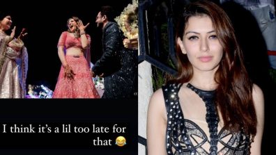 OOPS: Hansika Motwani gets new marriage proposal after wedding with Sohael Khaturiya, see how she reacted