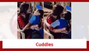 Pandya Store Fame Shiny Doshi Cuddles And Kisses Child Actor Kiara Sadh In This Cute BTS Video