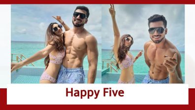 Pandya Store Fame Shiny Doshi Dazzles In Bikini Style; Celebrates ‘Happy Five’ with Hubby