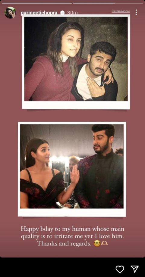 Parineeti Chopra's Quirky Birthday Wish For Arjun Kapoor 820192