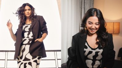 Prajakta Koli VS Mrunal Thakur: Whose Style Is Better In Black And White Blazer Dress?