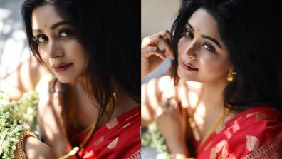 Ritabhari Chakraborty Looks Magical In Red Saree And Bold Eyes; Check Out