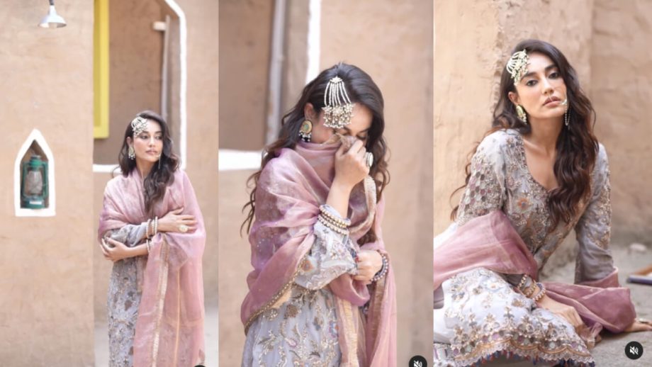 Royalty personified! Surbhi Jyoti is the modern ‘Umrao Jaan’ in embellished salwar 817237