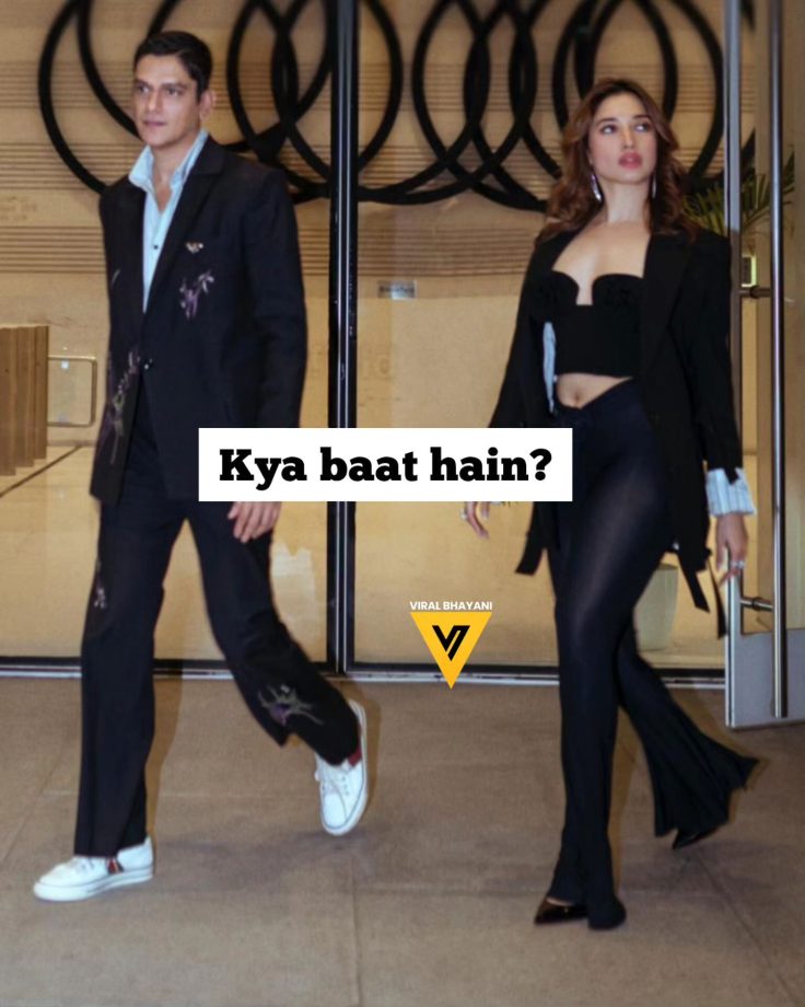 Rumoured couple Vijay Varma-Tamannaah Bhatia serves goals as they twin in black, see pic 812475