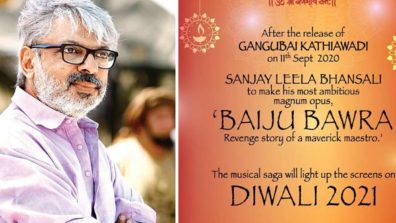 Sanjay Leela Bhansali’s ‘Baiju Bawra’ a story that has been with him for 20 years!