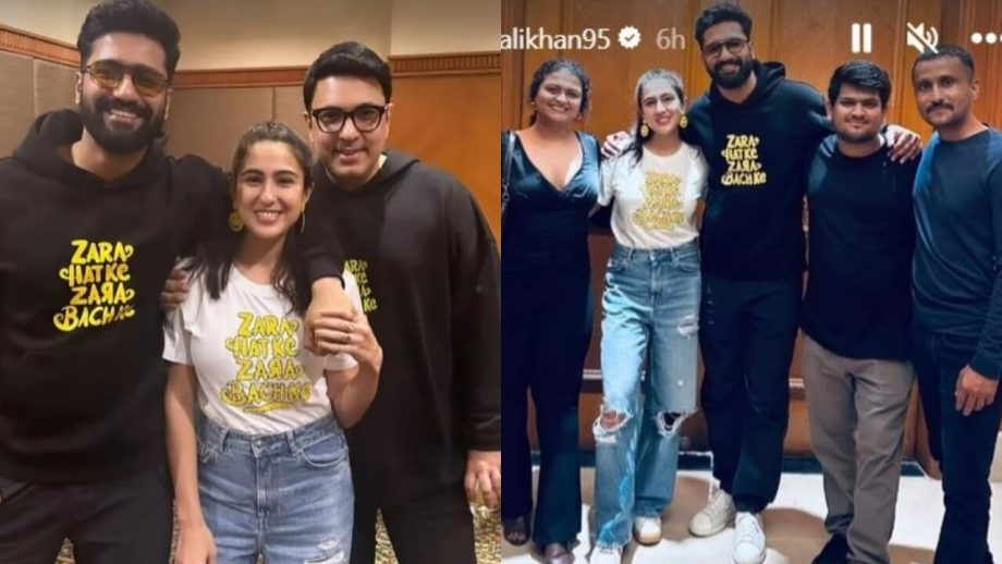 Sara Ali Khan celebrates 'ZHZB' success with Vicky Kaushal, here's how 815467