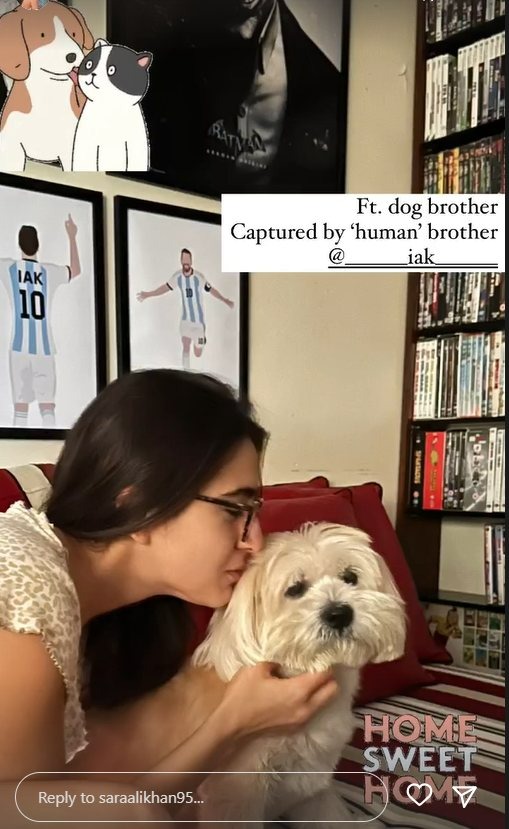 Sara Ali Khan's cute pet love in her 'home sweet home' 812764