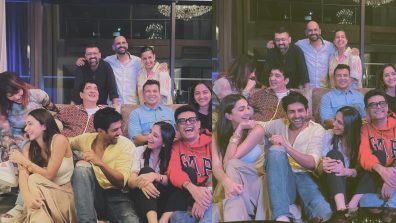 Satyaprem aka Kartik Aaryan shares an all smiles picture of Satyaprem Ki Katha team after receiving an overwhelming response on the trailer