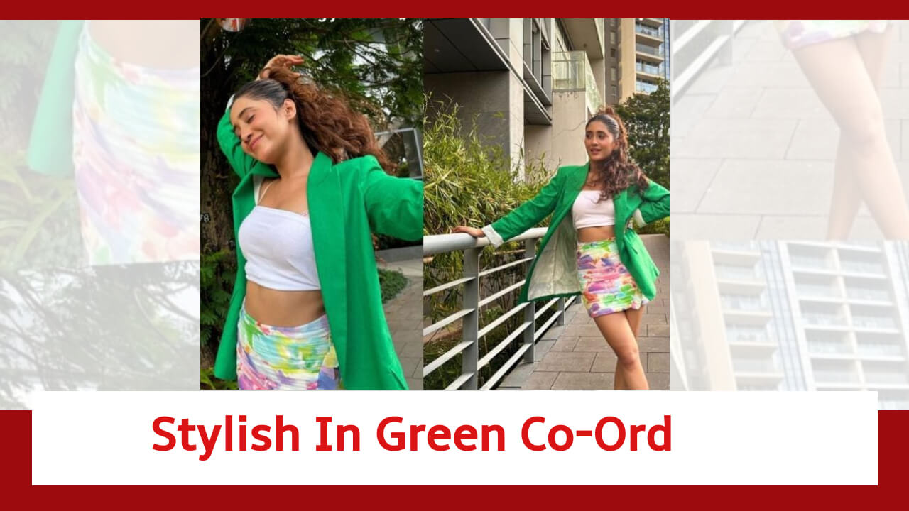Shivangi Joshi's Latest Style In Green Co-ord Set And Floral Skirt Makes Her The Most Stylish Beauty 819541