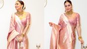 Shraddha Arya is muse in designer silk drape