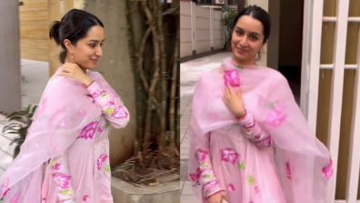 Shraddha Kapoor’s pink floral printed salwar vibe is ethnicity goals