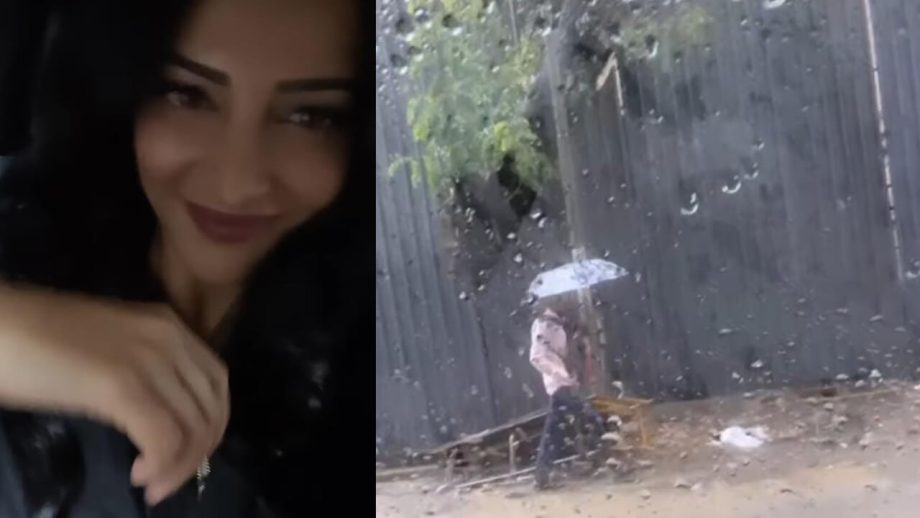 Shruti Haasan's Love With Rain 821620