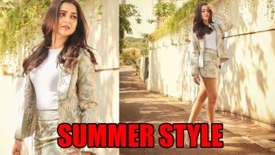 Summer Style! Naagin 6 Actress Tejasswi Prakash Rocks In A Printed Co-ord Set