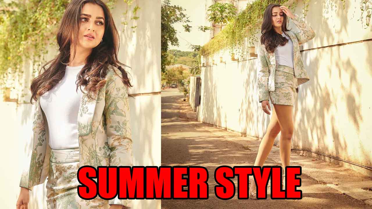 Summer Style! Naagin 6 Actress Tejasswi Prakash Rocks In A Printed Co-ord Set 813594