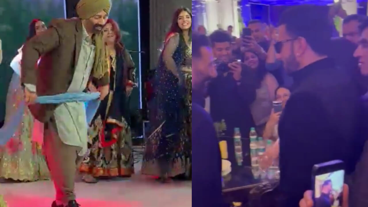 Sunny Deol Grooves On Son Karan Deol's Sangeet; Ranveer Singh Laughs 816735