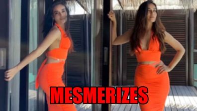 Surbhi Jyoti Sets Maldives Ablaze In A Stunning Orange Co-ord Set