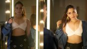 Tamannaah Bhatia gets her retro couture checked in navy blue co-ords and white bralette