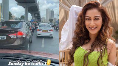 TMKOC: Sunayana Fozdar is stuck in Mumbai’s busy snarl, what’s happening?