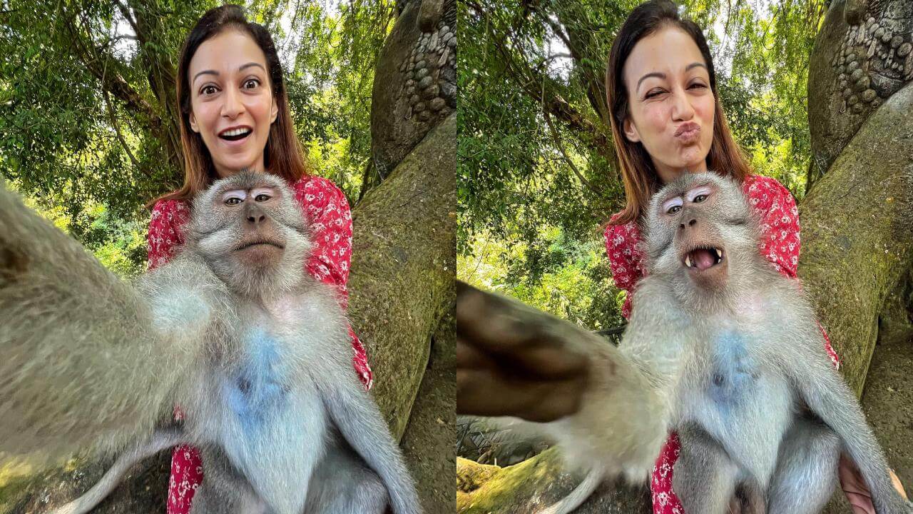 TMKOC: Sunayana Fozdar's cute and adorable 'monkey' love 817854
