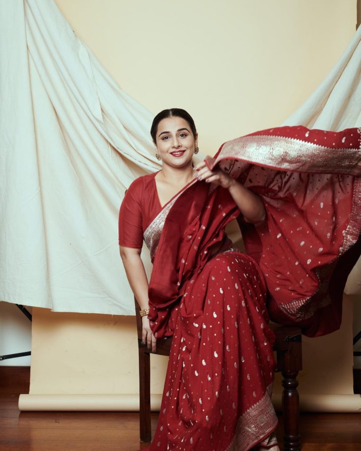 Vidya Balan Is An Epitome Of Elegance In Saree 818685