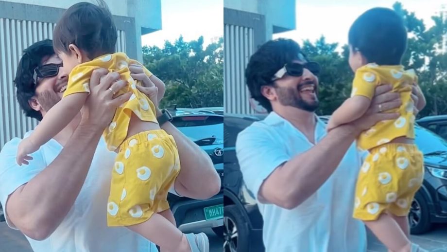 Watch: Dheeraj Dhoopar goes all cuddles with son Zayn, fans go awe 814618