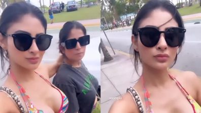 Watch: Mouni Roy’s swagger fashion walk on the streets of Miami wins hearts