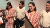 Watch: Sara Ali Khan gets a special gift, reaction gets caught on camera