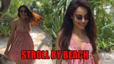 Watch Video: Surbhi Jyoti takes a stroll by beach in Maldives, fans love it