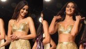 Ananya Panday shines in glittery-golden leafy co-ords, watch