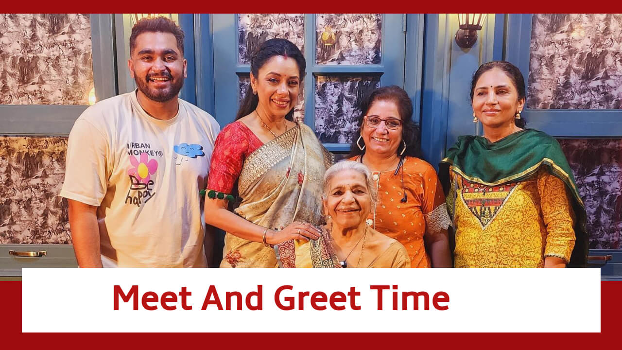 Anupamaa Fame Rupali Ganguly Takes Time Out To Meet Content Creator Viraj Ghelani's Nani; Check The Adorable Pics 834244