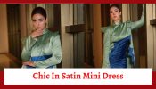 Ashnoor Kaur Looks Chic And Stylish In Satin Mini Dress; Check Here