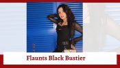 Avneet Kaur Flaunts Picturesque Figure In Black Bustier And Mini Skirt; Check Here