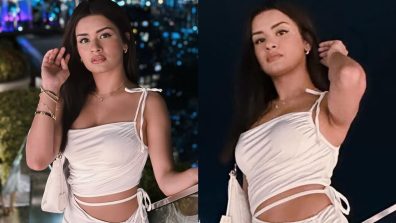 Avneet Kaur turns edgy in white cut-out co-ords in Bangkok, see pics