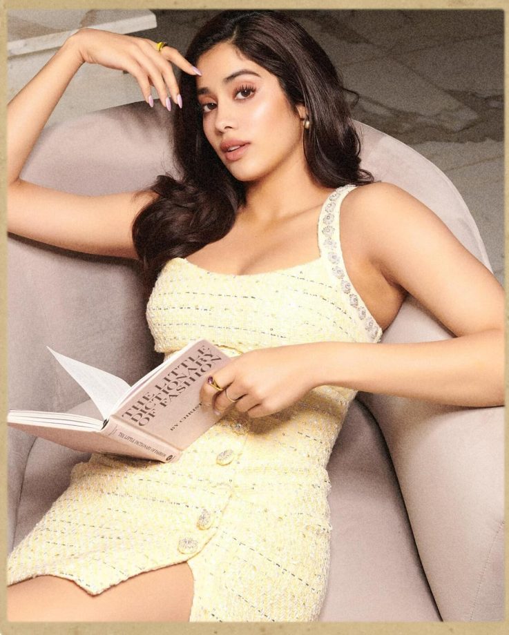 Check Out: Janhvi Kapoor's Quirky Shades In Shiny Mini Dress 834884